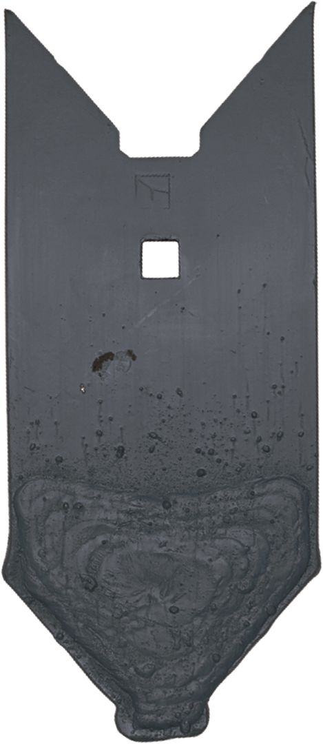 Industriehof Scharspitze "Karat", "Kristall" 285 x 120 x 12 mm, hartmetallbeschichtet (unterseitig), für Lemken Karat, Kristall, 101.IND-765