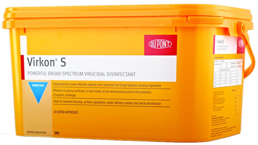 DuPont Virkon S Stalldesinfektionsmittel 5 kg Eimer
