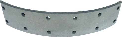 Bremsbelag 327 x 50 x 6 mm, 16 Bohrungen, für Traktor Eicher, Güldner A 3 P