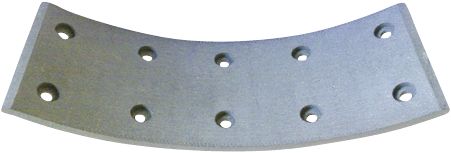 Bremsbelag 210 x 70 x 5 mm, 10 Bohrungen, für Traktor Eicher, Lanz, Schlüter