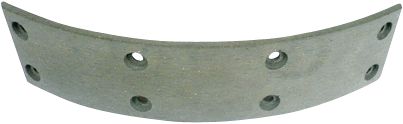 Bremsbelag 205 x 44 x 4,5 mm, 8 Bohrungen, für Traktor David Brown