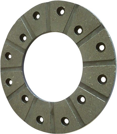 Ringbelagsatz 79 x 152 x 4,7 mm, für Traktor Deutz-Fahr, Hanomag, Renault, 4 St.