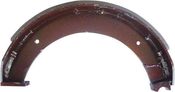 Bremsbacke 350 x 80 mm, für Achse Rinner, ohne Rückfahrautomatik