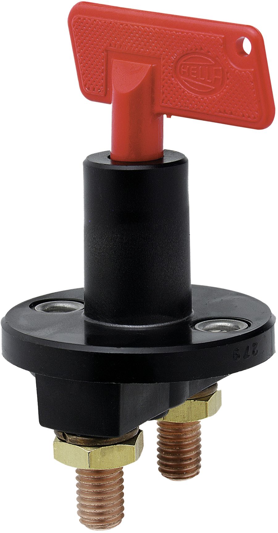 Hella Batterietrennschalter 12 V, Drehbetätigung, 2 x Gewinde M 10 x 1,5, 6EK 002 843-001