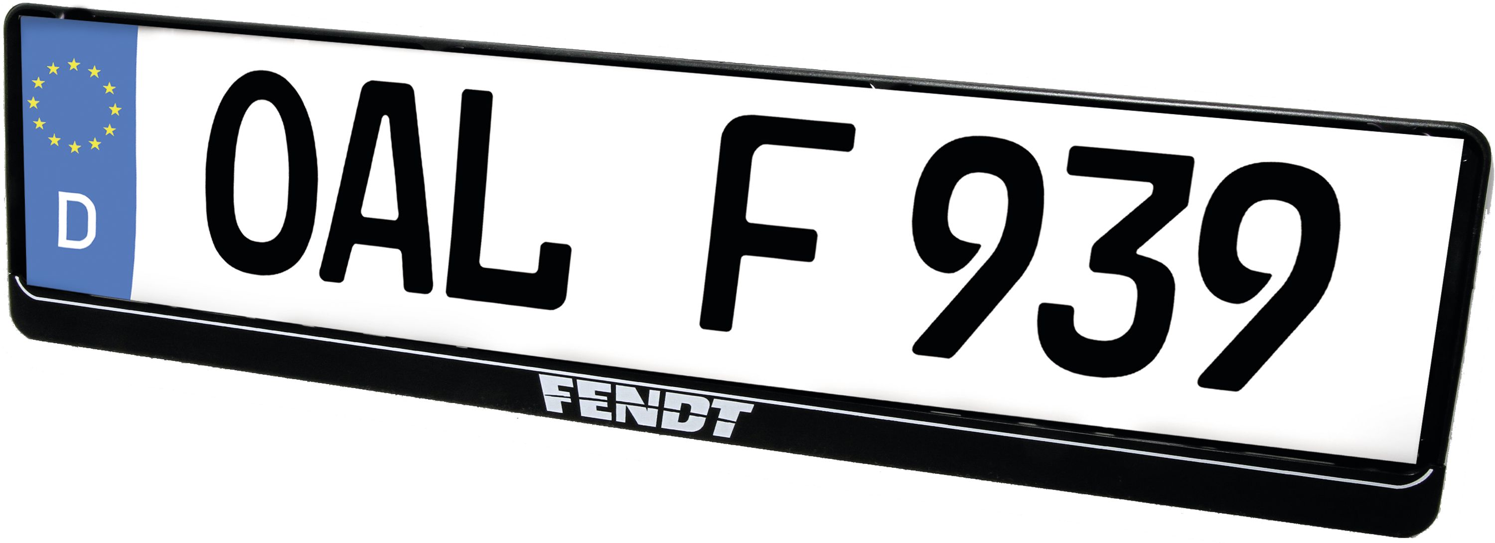 Fendt Kennzeichenhalter 520 x 115 mm, Aufdruck Fendt-Logo, X991000090000