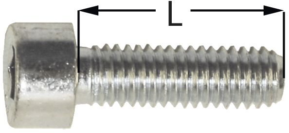 Industriehof Innensechskantschraube DIN 912 M 8 x 1,25 x 16 - 8.8, für Furchenformer Amazone, 8169128V