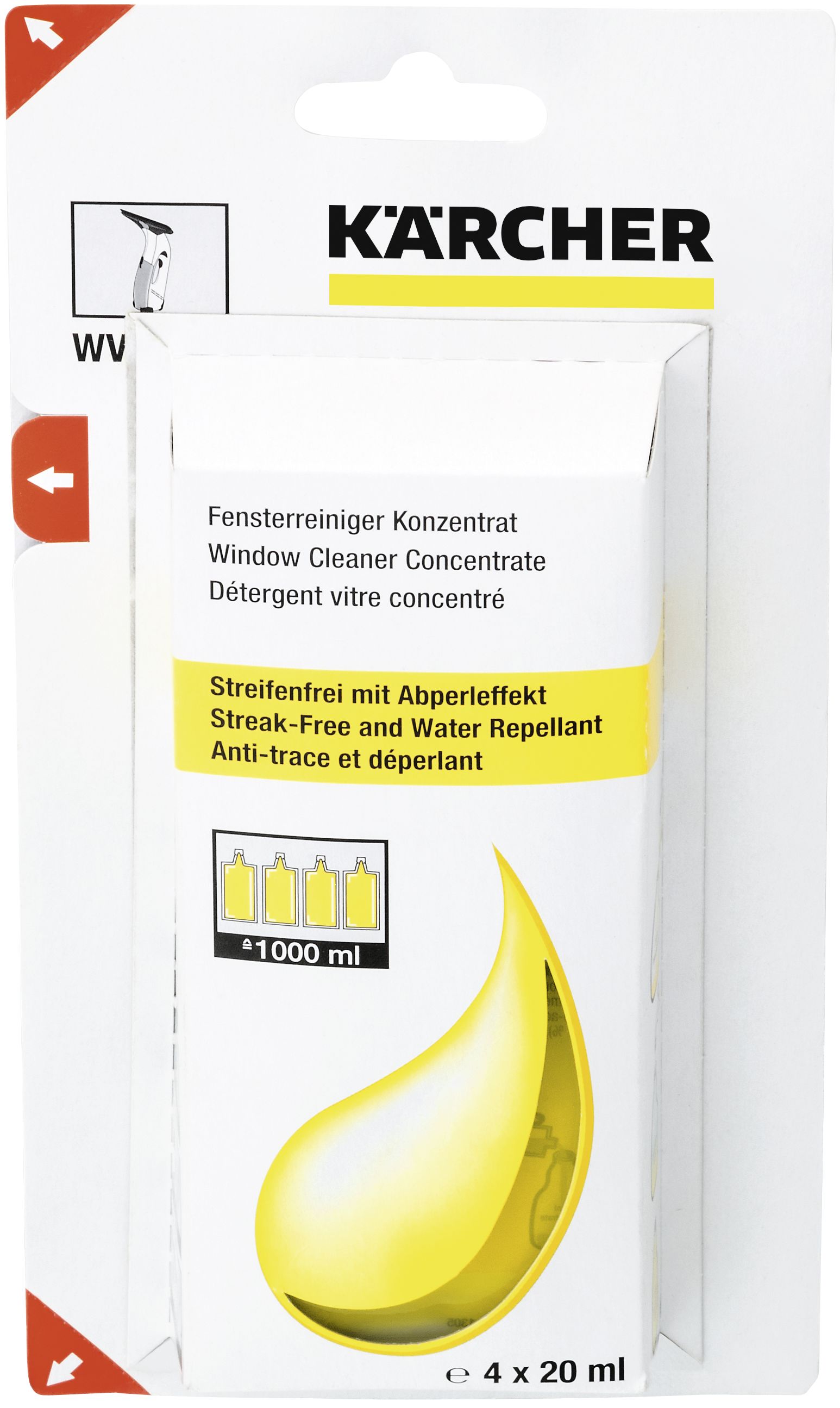 Kärcher Glasreinigerkonzentrat 80 ml für Hochdruckreiniger, 6.295-302.0
