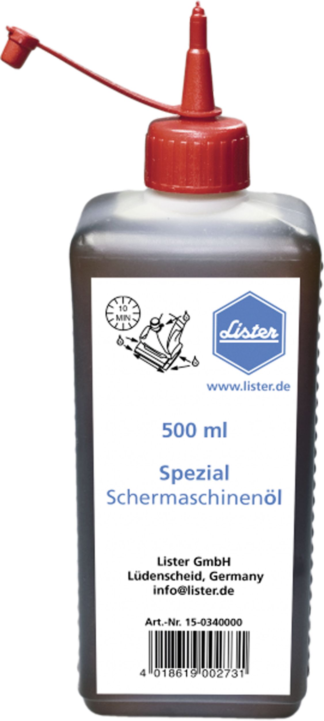 Lister Spezial-Schermaschinenöl 500 ml, 15-0340000