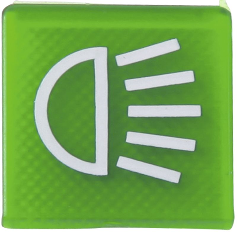 Hella Symboleinsatz Licht, grün, für Wippschalter, 9XT 713 630-301