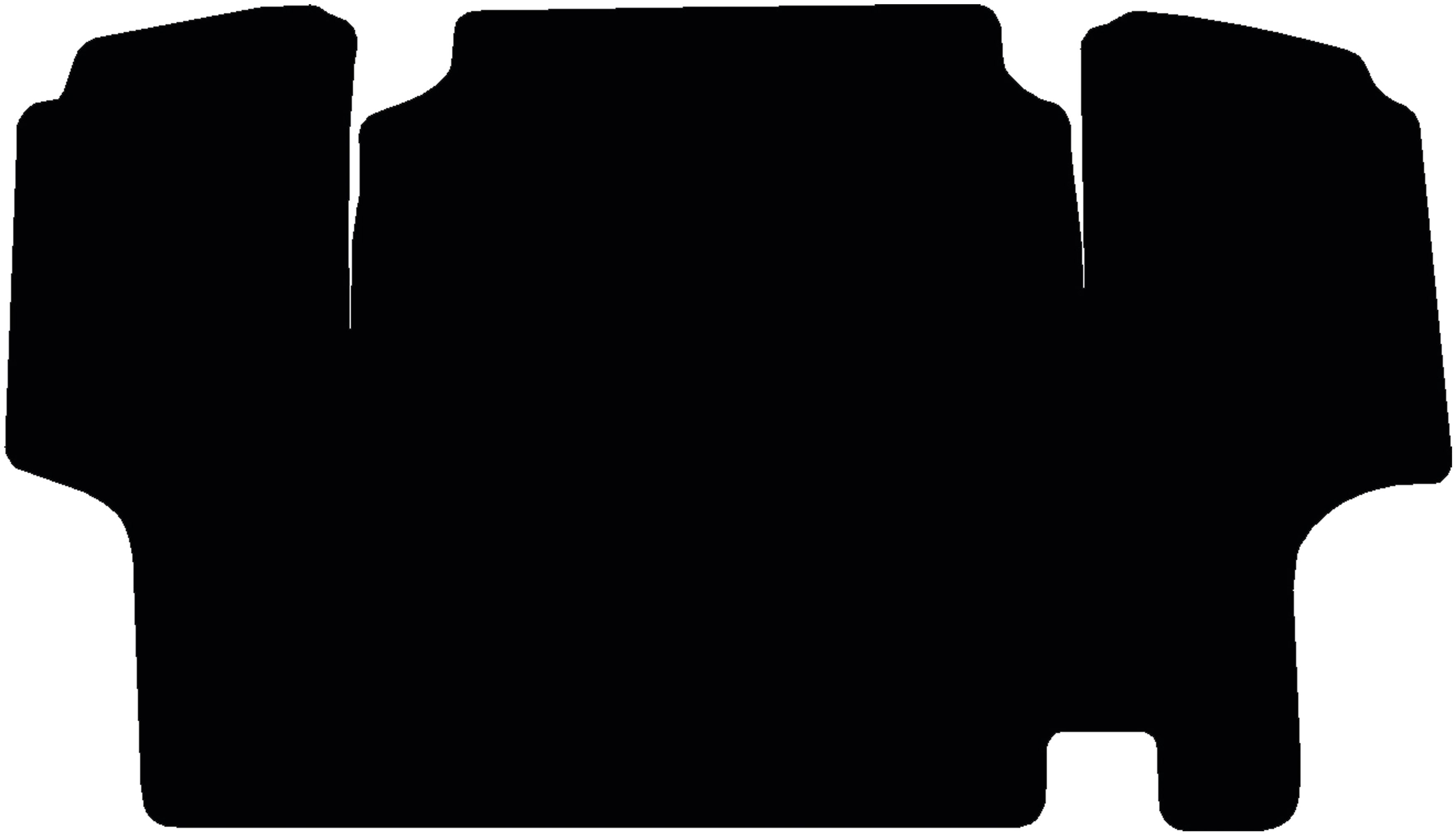 Fußmatte Gummi schwarz, für Case IH Traktor, mit 6 Zylinder, 955 XL, 956 XL, 1056 XL, Bj. 79 – 96