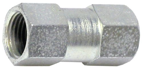 Verbindungsmuffe "RVMU-M10X1/6", M 10 x 1 IG, metrisch, Stahl, verzinkt