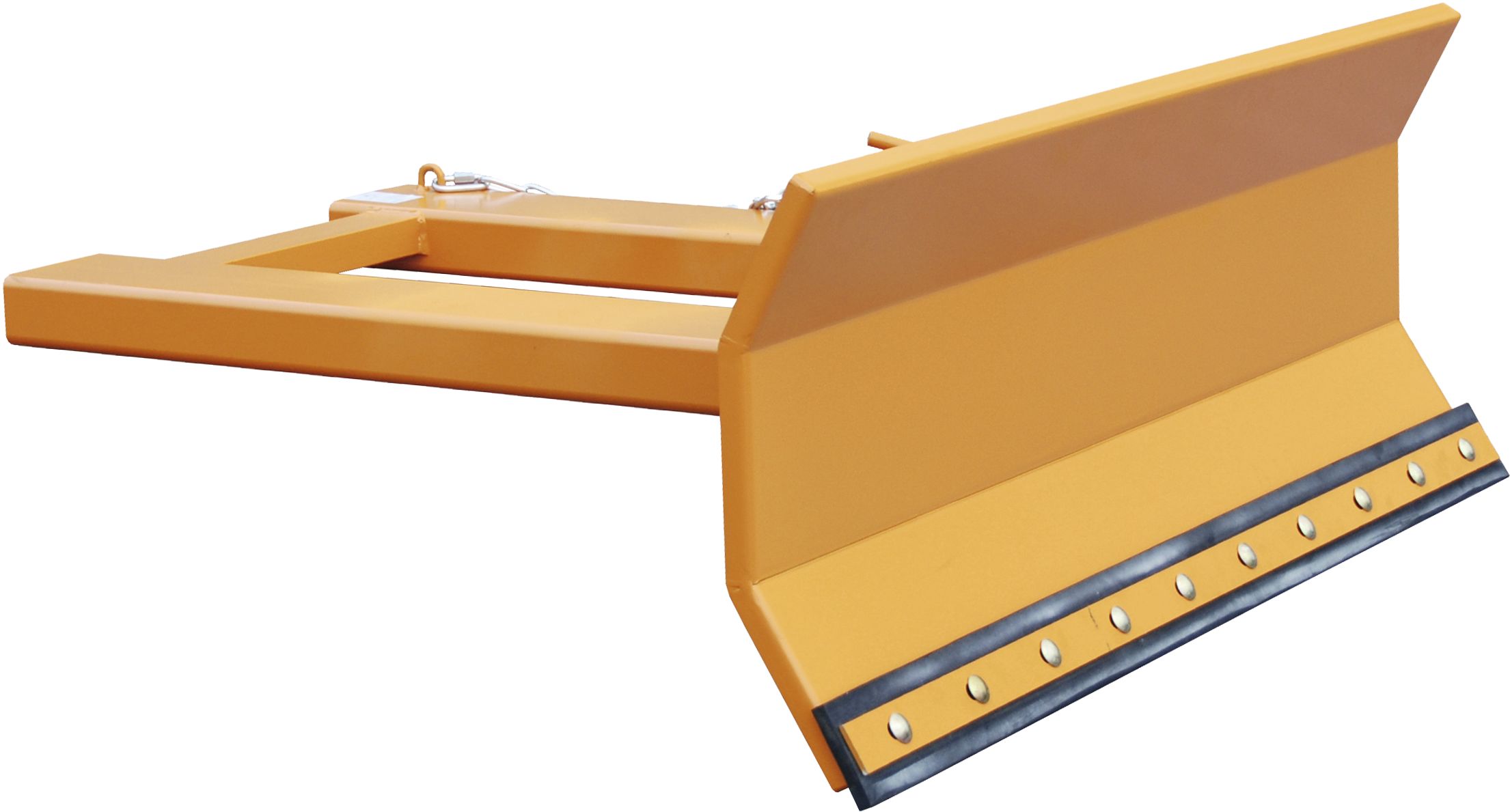 BAUER SÜDLOHN Schneeschild "SCH-L 1500" 150 cm; 130 cm, lackiert, Stapleraufnahme, mit Gummischürfleiste 150 x 15 x 2 cm