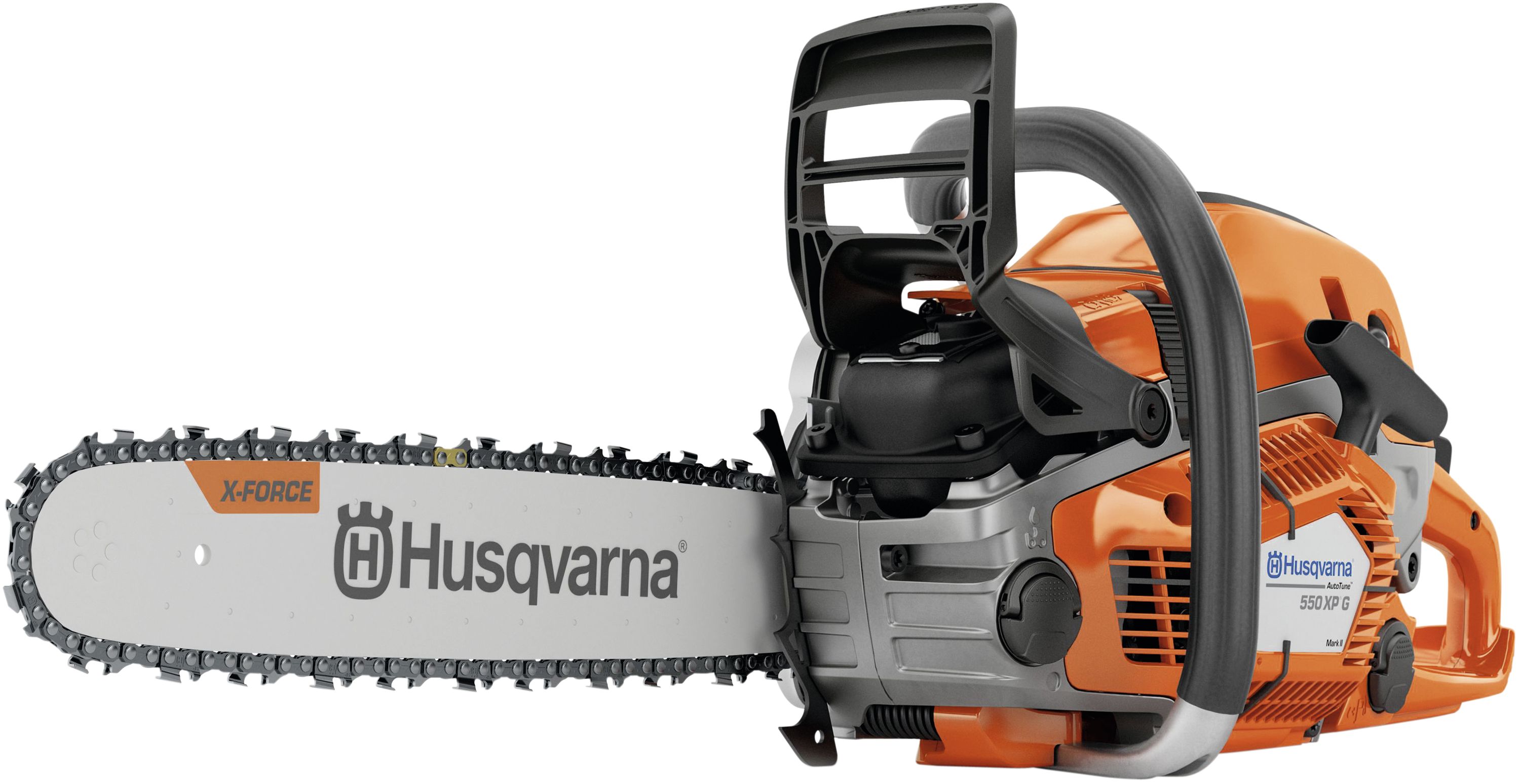 Husqvarna Benzin-Kettensäge "550 XP G Mark II" 3,0 kW (4,1 PS) Schienenlänge 38 cm, mit Griffheizung, mit 1 Kette, 9676909-35
