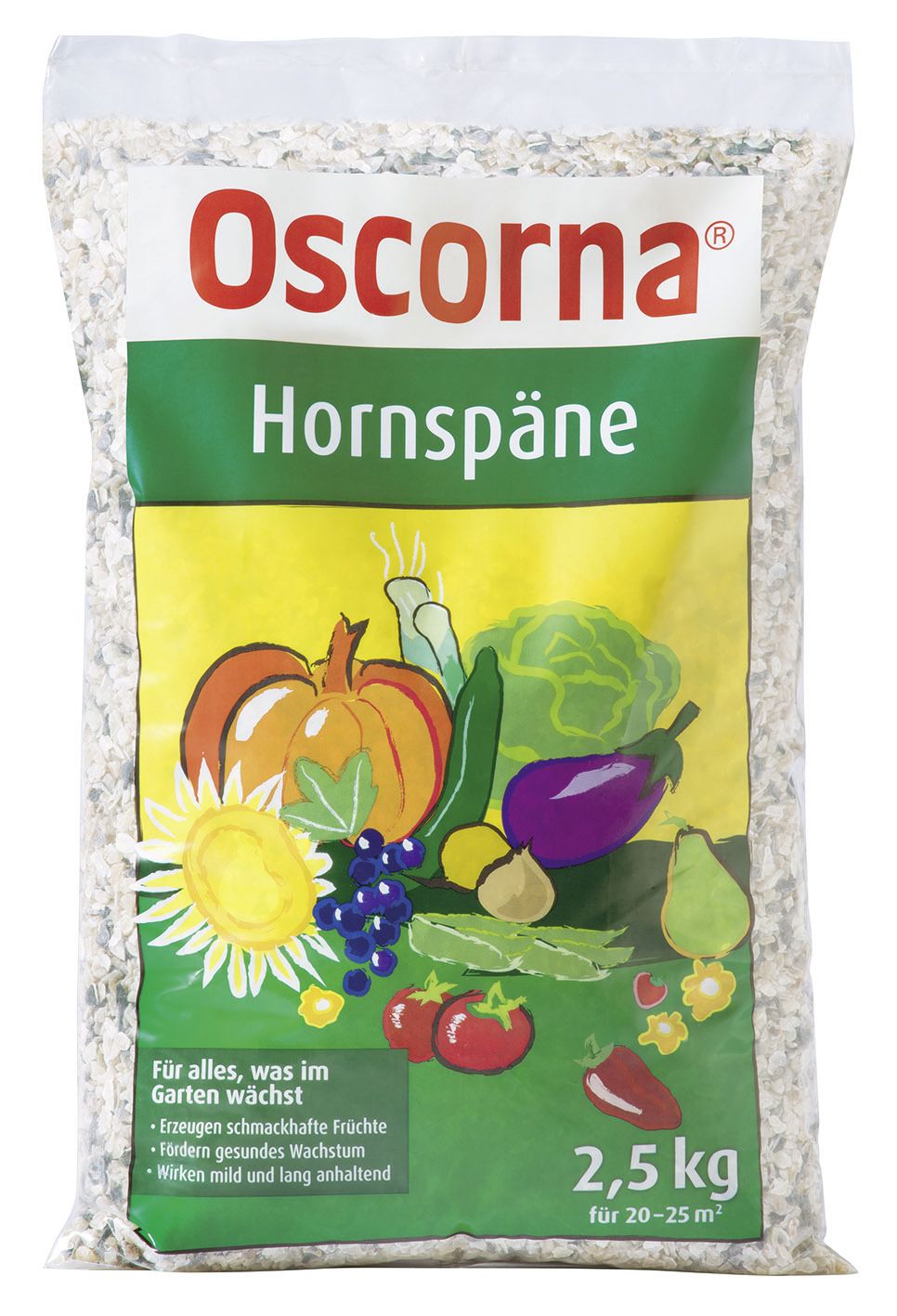 Oscorna Hornspäne organischer Stickstoffdünger 2,5 kg Beutel Späne