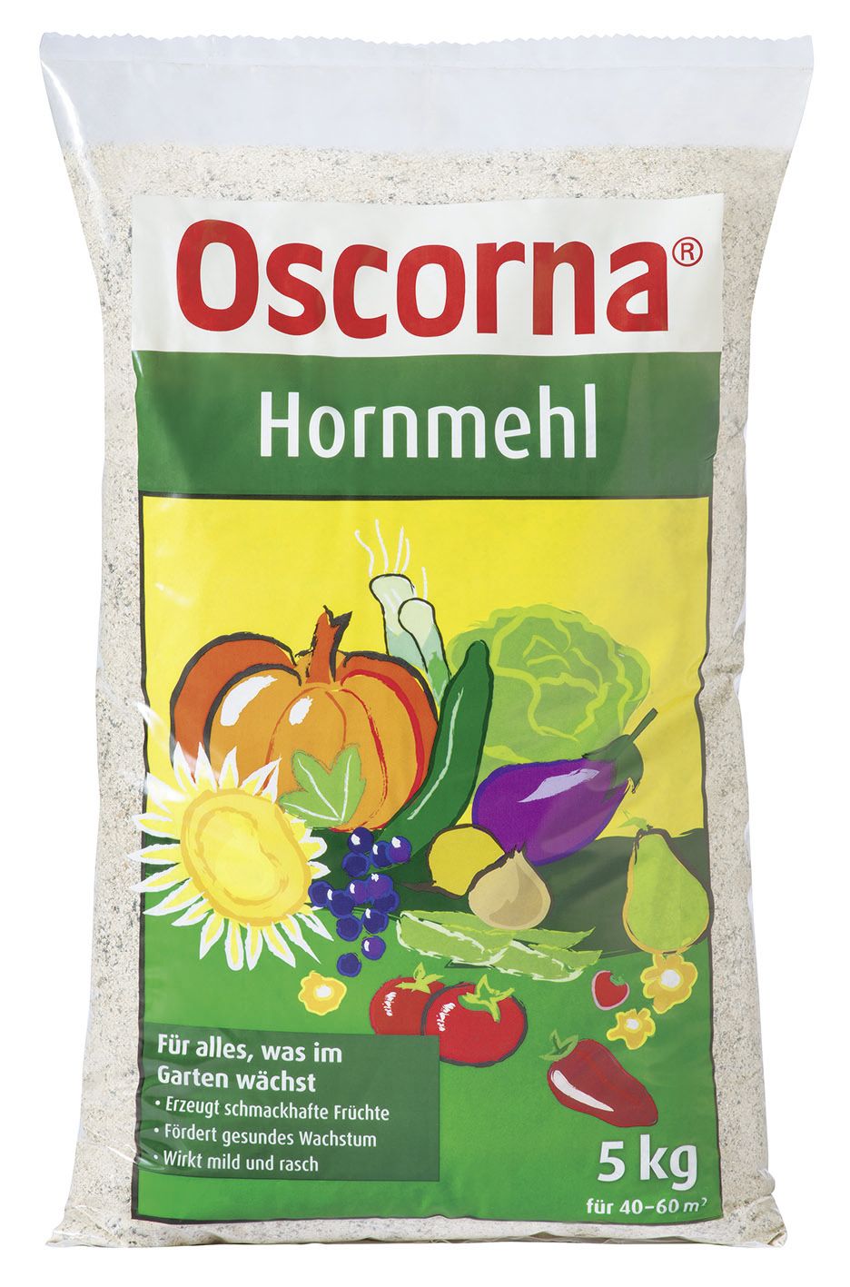 Oscorna Hornmehl organischer Stickstoffdünger 5 kg Sack Mehl