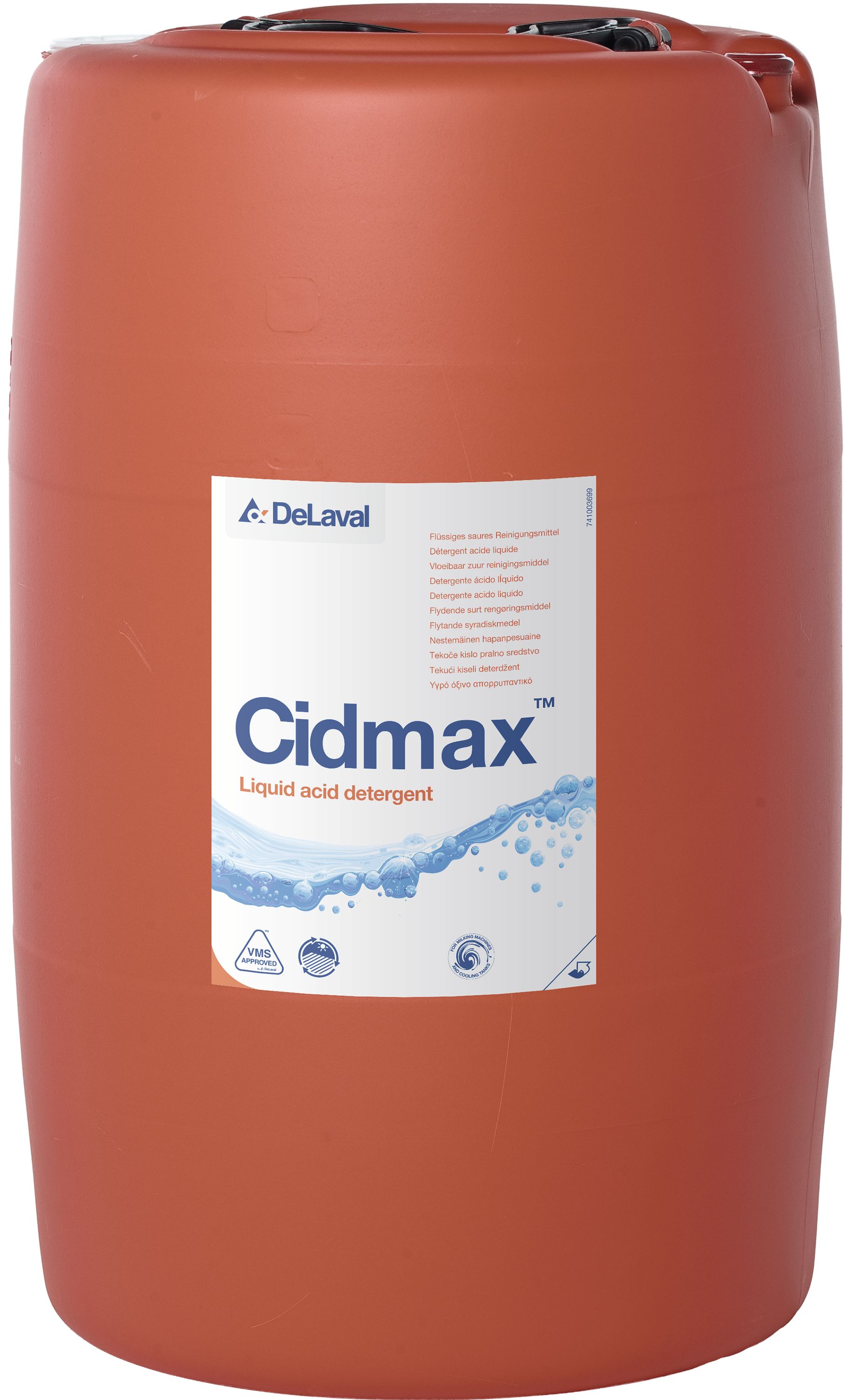 DeLaval Melkmaschinenreiniger "Cidmax" 60 l sauer, flüssig, 741007306