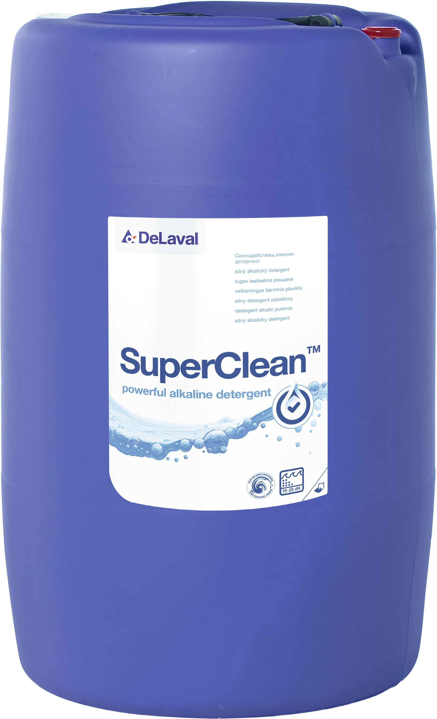 DeLaval Melkmaschinenreiniger "Super Clean" 60 l alkalisch, flüssig, chlorhaltig, 741007068