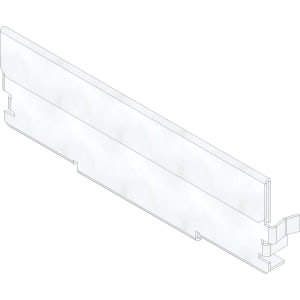 Dachfix Steel 135 Stirnwand Typ 45 geschlossen, V2A