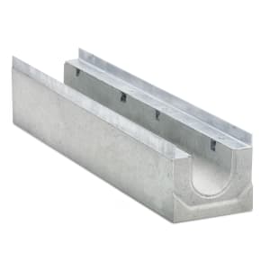 BIRCOsir Rinnen mit 1% Innengefälle NW100 Nr. 4, 1000mm