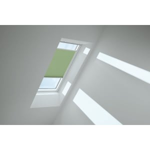 VELUX Plissee FHL M31 1280SWL moosgrün, Schiene weiß 78x60cm