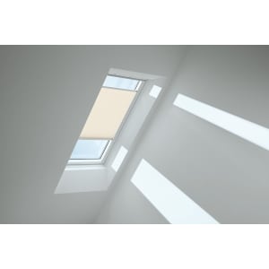 VELUX Plissee FHL PK08 1283SWL champagner, Schiene weiß 94x140cm