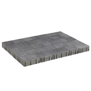 casafino Pflastersteine Beton Gutspflaster Linear, Basalt 8 cm, sickerfähig