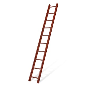 Bavaria Dachauflegeleiter 995 Rot 14 Sprossen/3,91 m ohne EPDM-Schutzprofil