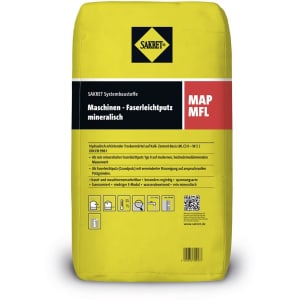 Sakret Maschinen Faserleichtputz mineralisch MAP-MFL, grau, 20 kg