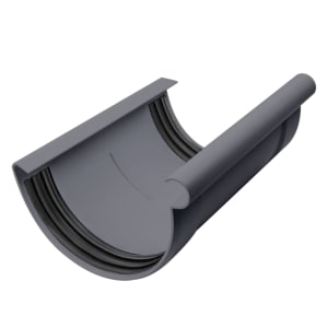 Protektor Rinnen-Verbindungsstück zum Klemmen NW 100 91 anthrazit