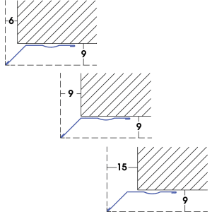 Protektor Kantenprofil für Innen- und Außenputz 9 mm, runder Kopf 270 cm