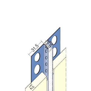 Protektor Abschlussprofil für Innen- und Außenputz 12 mm