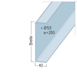 Protektor U-Trägerprofil 297-40-20