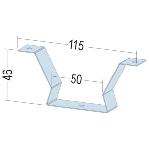 Protektor Federbügel für Holzlatten
