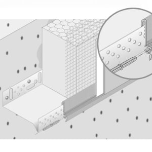 maxit Sockelaufsteckprofil PVC 2,5 m