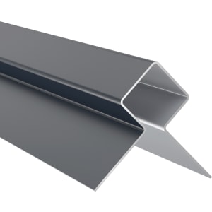 JH HardiePlank MetalTrim Zierleisten Außenecke Anthrazitgrau 3m x 20mm