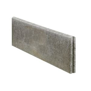 FCN Einfassstein 5x30x100 cm, Grau, Nut + Feder