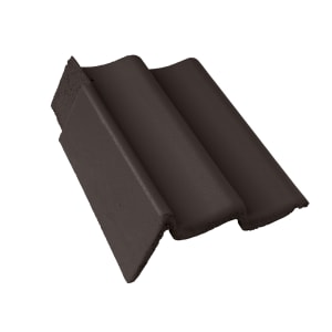 Braas Doppel-S-Pfanne Star Matt Giebelstein links 88 mm Granit