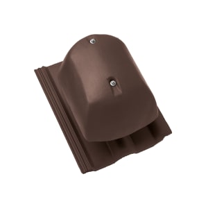 Braas Frankfurter Pfanne Protegon Matt Premium Lüfter DN160 Dunkelbraun