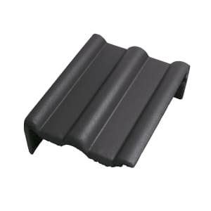 Braas Frankfurter Pfanne Protegon Matt Pult Giebelstein links Schiefergrau