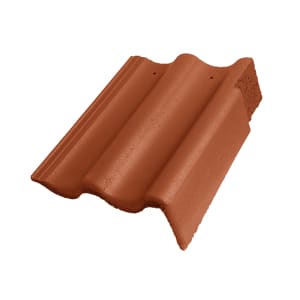 Braas Harzer Pfanne Big Star Matt Giebelstein rechts 110 mm