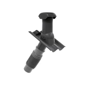 Braas Harzer Pfanne Durovent Bausatz mit Durchgangspfanne Schiefergrau