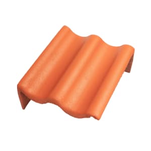 Braas Harzer Pfanne F Plus Matt Pult Giebelstein links