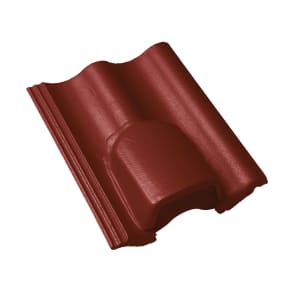 Braas Harzer Pfanne Star Matt Lüfterziegel Tiefrot