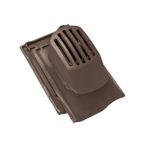 Braas Rubin 13V Ton Sanilüfter oben offen Teak