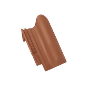 Braas Rubin 13V Halber Pultziegel Kupferrot