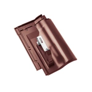 Braas Rubin 11V (H) Modulstütze inklusive Sicherheitspfanne Rotbuche