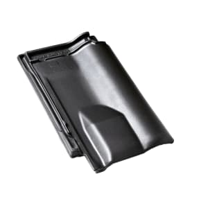 Braas Rubin 11V (H) Lüfterziegel Tiefschwarz