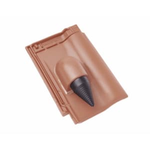 Braas Rubin 9V Ton Solar-/Kalbedurchgang Naturrot