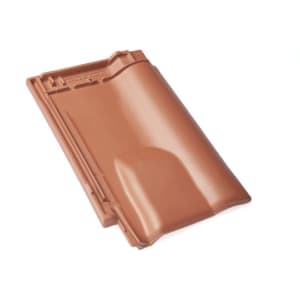 Braas Rubin 9V Flachdachpfanne Lüfterziegel Naturrot