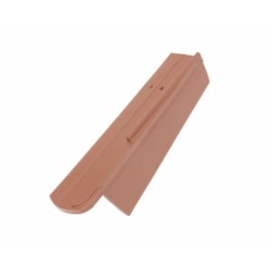 Braas Opal Berliner Biber 15,5/38 Ortgangziegel rechts Naturrot